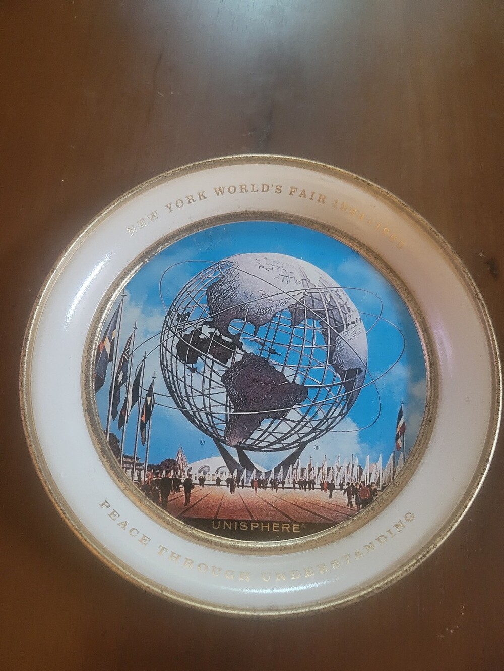 Vintage 1964-1965 New York World's Fair Souvenir Tray